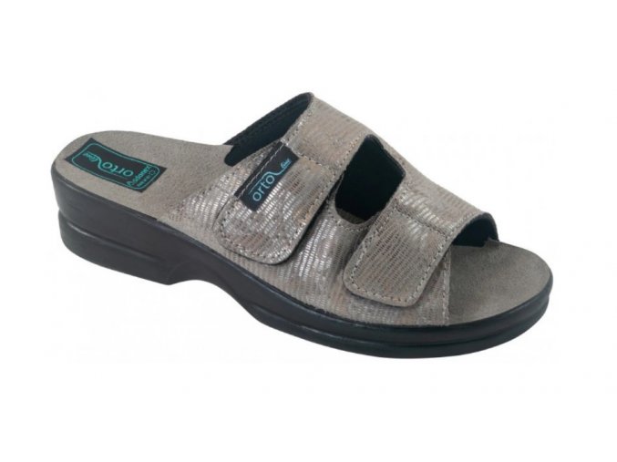 Dámske šľapky ADANEX ORTO line 24632 medené na haluxy