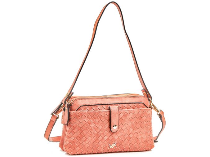 Dámska crossbody kabelka VERDE 16-5918 tehlová