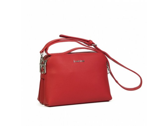 Luxusná crossbody kabelka Daniele Donati 01.143 červená