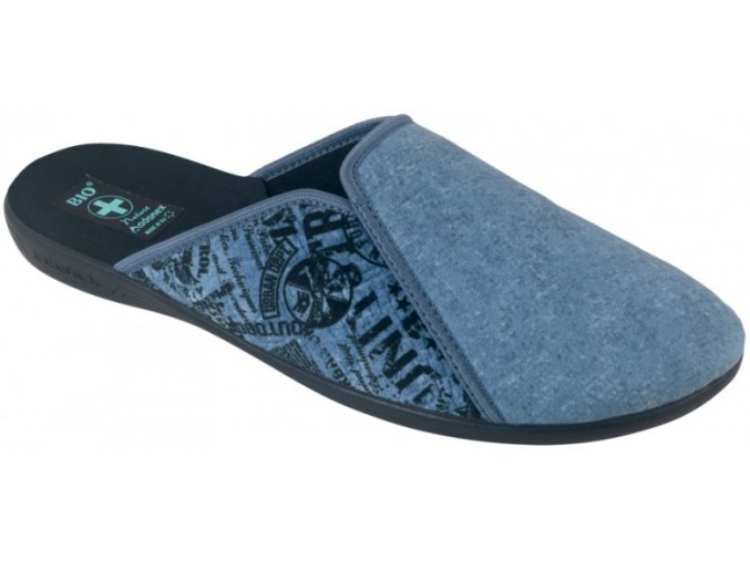 Pánske papuče Adanex BIO 25557 modré