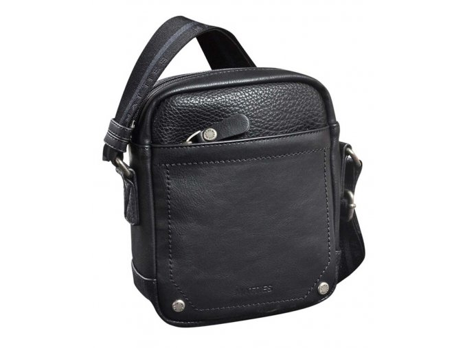 Pánska crossbody taška cez rameno MATTIES 6351 čierna
