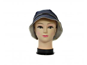 Tmavomodrý dámsky klobúčik