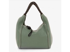 Luxusná dámska kožená kabelka Gianni Conti 2864966 zelená