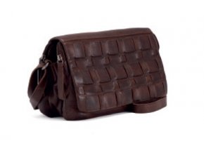 Kožená crossbody kabelka Gianni Conti 4534936-20 hnedá