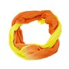 Šatka -šál v žlto-oranžovej dúhovej farbe