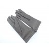 Dámske kožené rukavice tm. hnedé - viac veľkostí