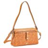 Dámska crossbody kabelka VERDE 16-5918 camel
