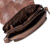 Kožená crossbody kabelka Gianni Conti 4534936-20 hnedá