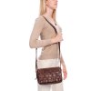 Kožená crossbody kabelka Gianni Conti 4534936-20 hnedá