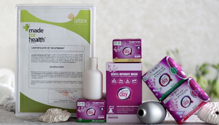 Aniónové vložky z bio bavlny