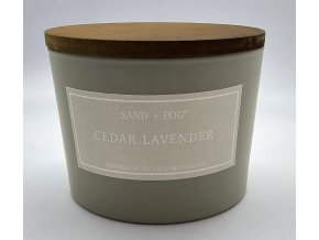 Sand+Fog vonná svíčka Cedar Lavender