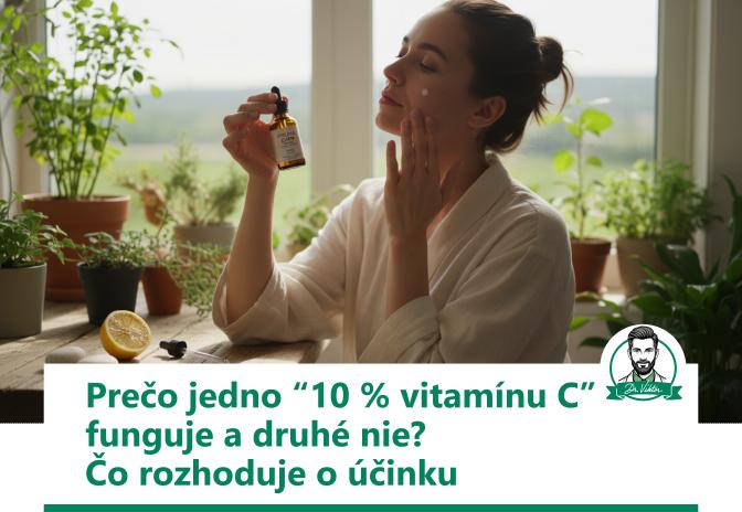 Vitamín C v prírodnej kozmetike: LAA vs. stabilné deriváty