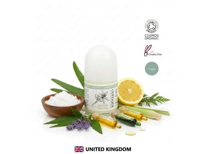 Odylique Citrón & Aloe Vera Natural Deodorant (roll on, 50 ml) 1b