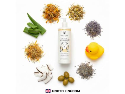 Odylique Jemný detský sprchový gél a šampón (Baby Gentle Wash & Shampoo) 2 veľkosti