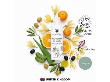 Odylique Jemný sprchový gél Ylang Ylang & Pomaranč 200 ml b1