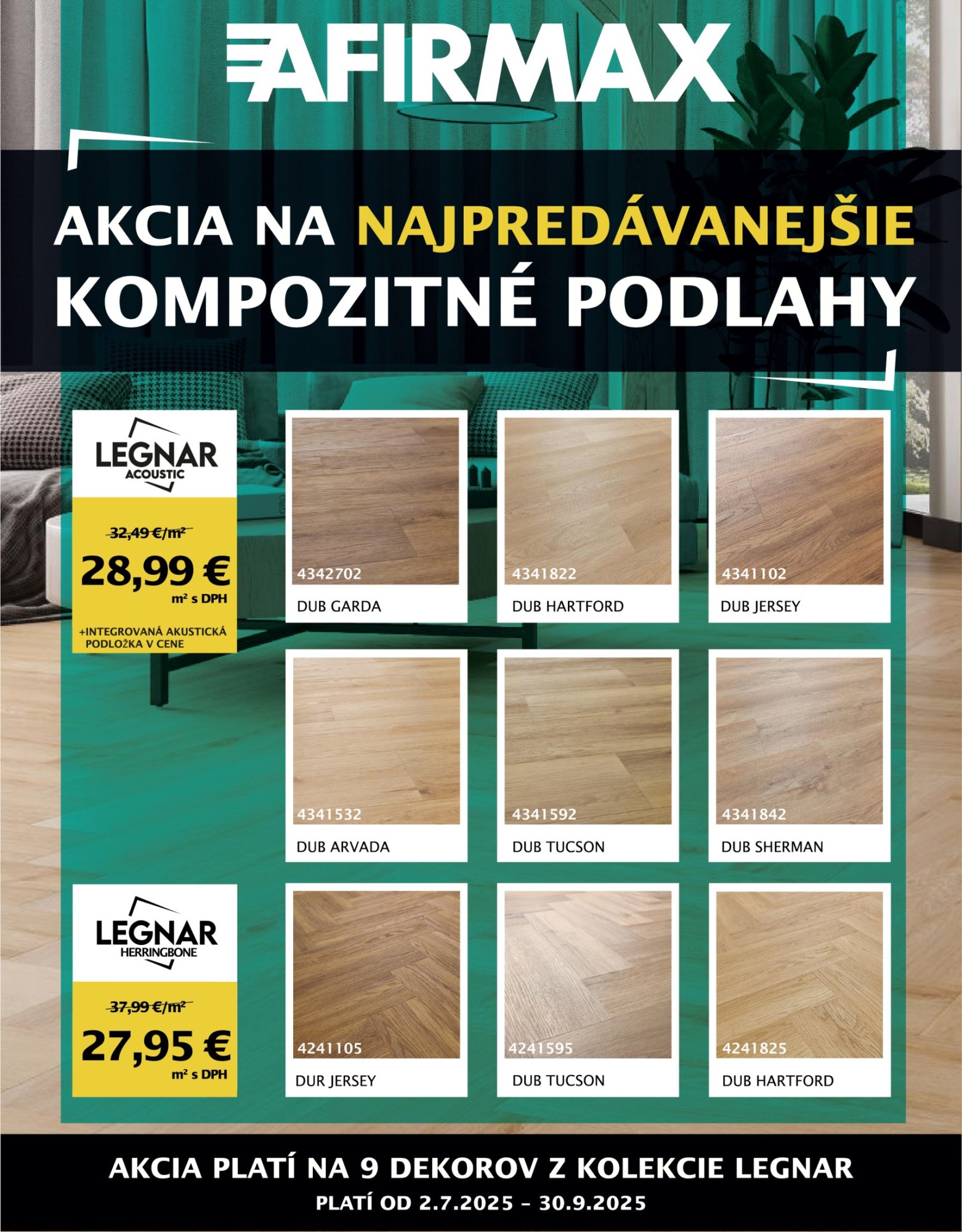 Leto v znamení bombastických cien podláh AFIRMAX!