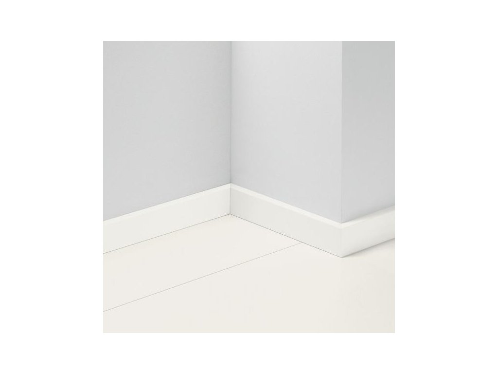 Lišta soklová Parador SL5 Biela D001 1745301 MDF fólia 50x16x2200 mm