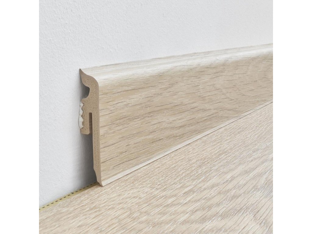 Lišta soklová PVC Arbiton VIGO 60 Dub Freemont 188 60x15x2200 mm
