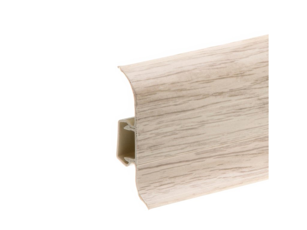 Lišta soklová PVC Cezar PREMIUM Classic Dub Sude M207 59x22x2200 mm