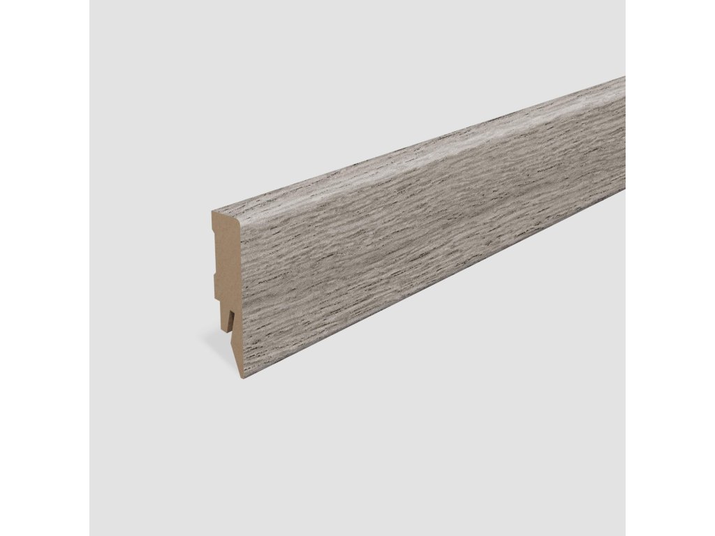 Lišta soklová Egger 58 hranatá L698 MDF fólia 58x14x2400 mm