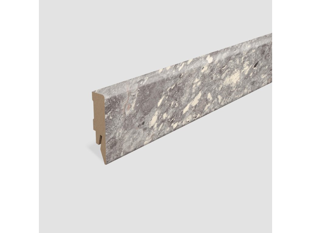 Lišta soklová Egger 58 hranatá L666 MDF fólia 58x14x2400 mm