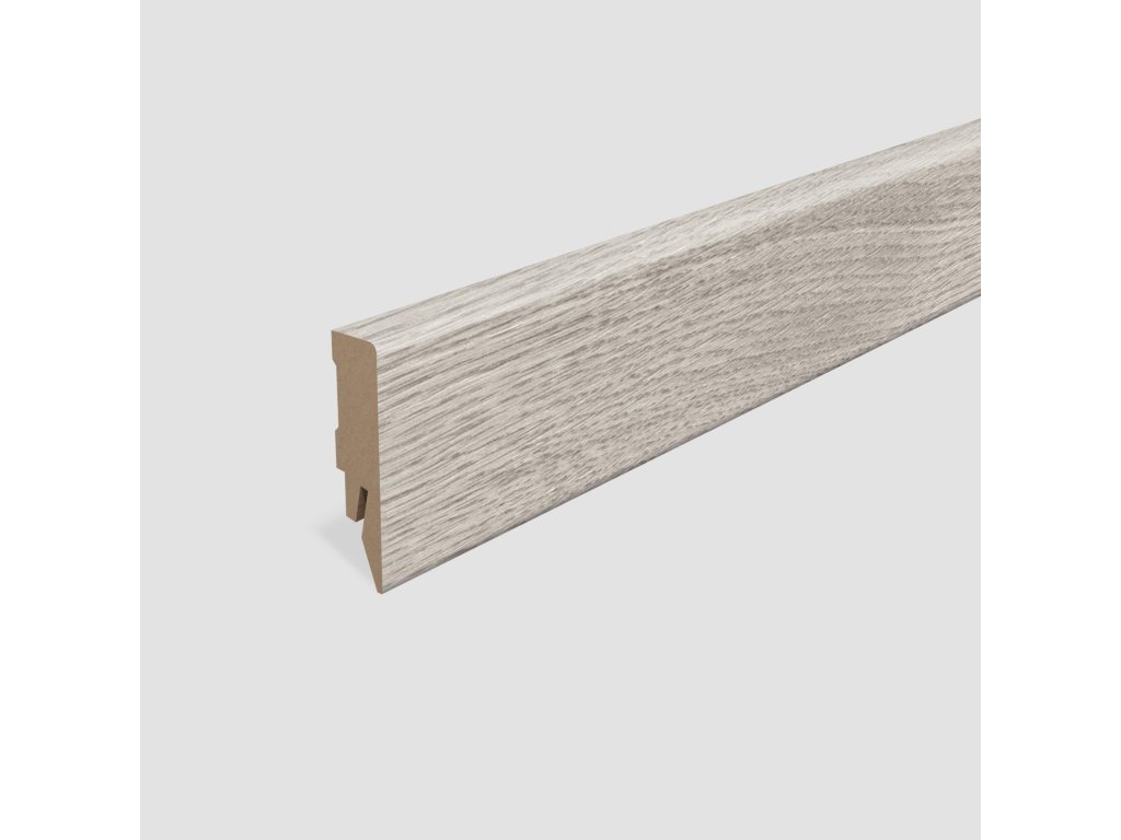 Lišta soklová Egger 58 hranatá L656 MDF fólia 58x14x2400 mm