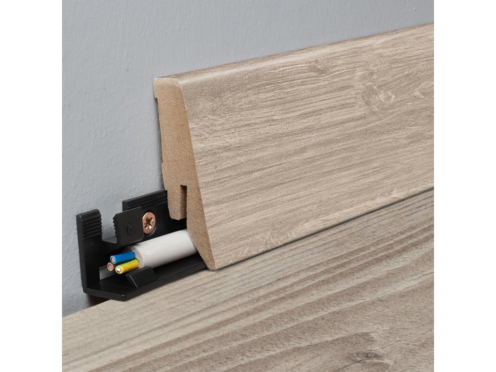 Lišta soklová KronoOriginal K58C 8573 MDF fólia 58x18x2600 mm