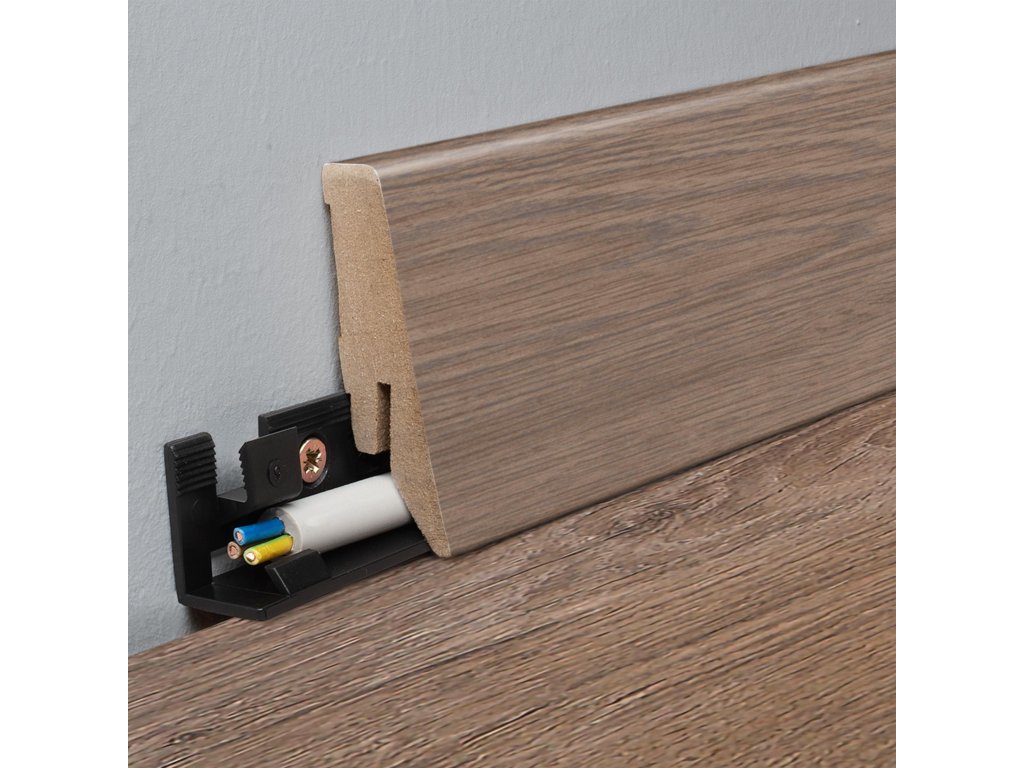 Lišta soklová KronoOriginal K58C 4296 MDF fólia 58x18x2600 mm