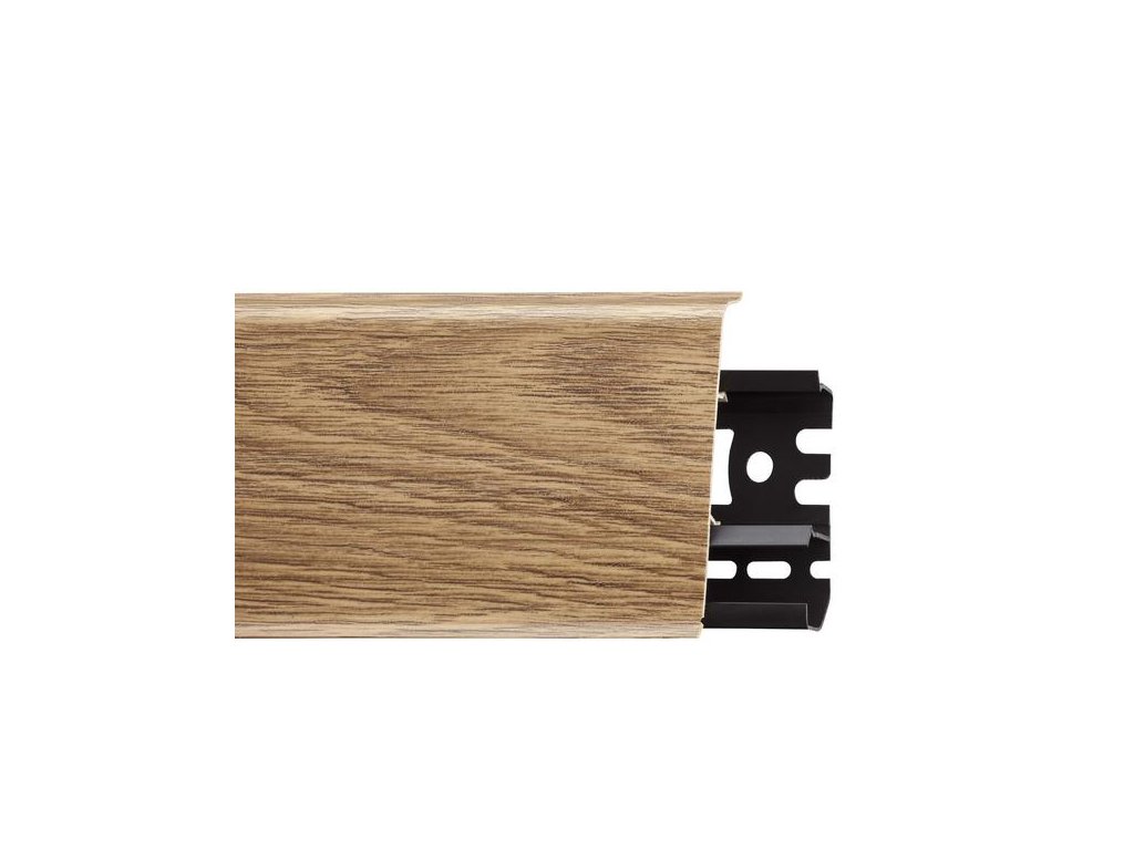 Lišta soklová PVC Arbiton INDO Dub Tmavý 12 26x70x2500 mm