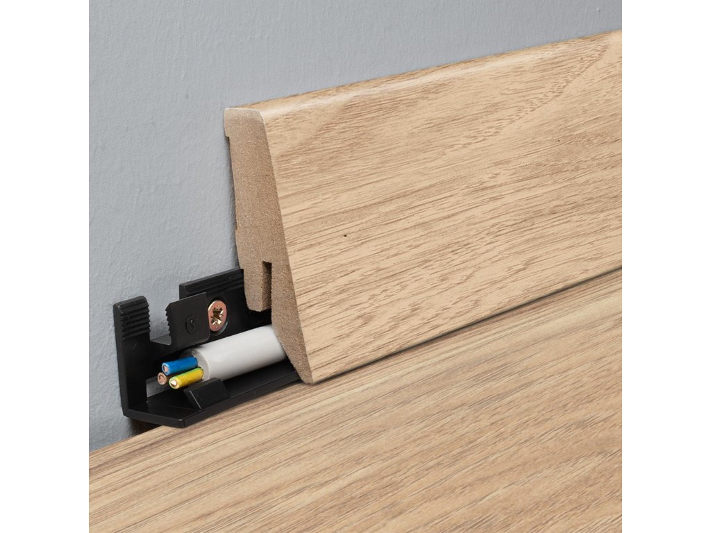 Lišta soklová KronoOriginal K58C L002 MDF fólia 58x18x2600 mm