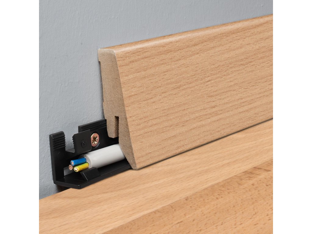 Lišta soklová KronoOriginal K58C 9854 MDF fólia 58x18x2600 mm
