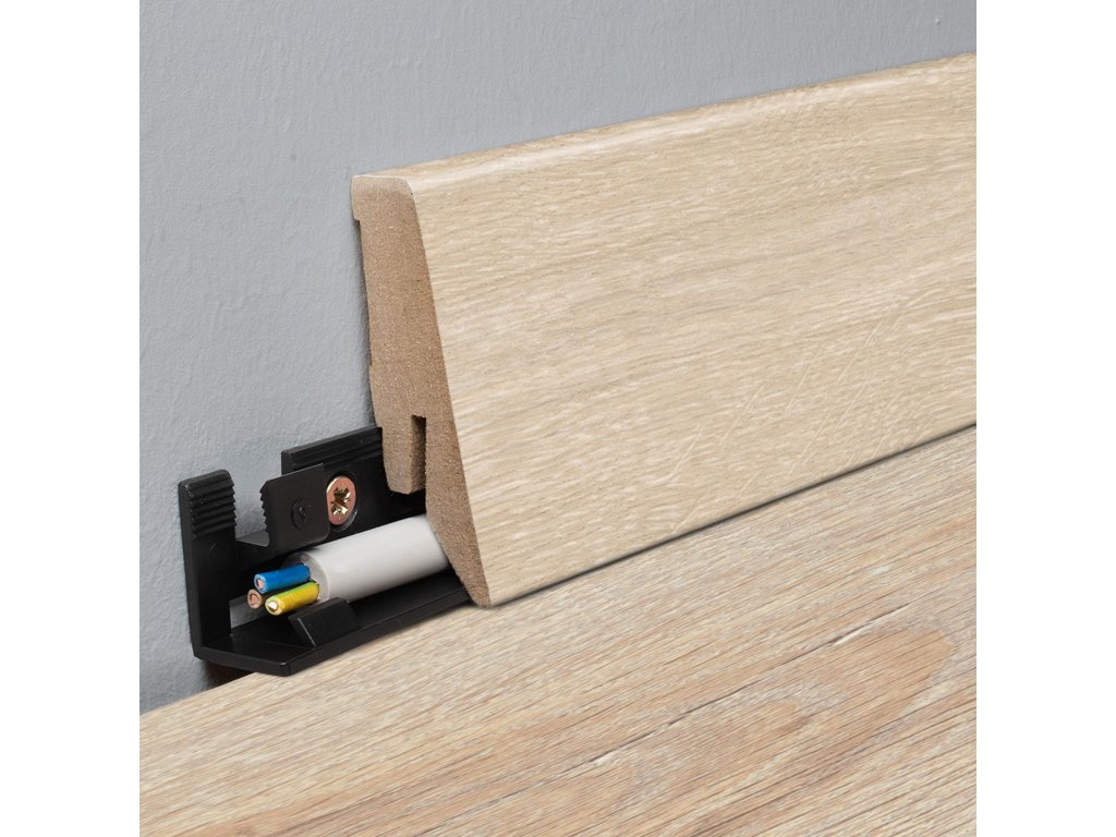 Lišta soklová KronoOriginal K58C 4275 MDF fólia 58x18x2600 mm