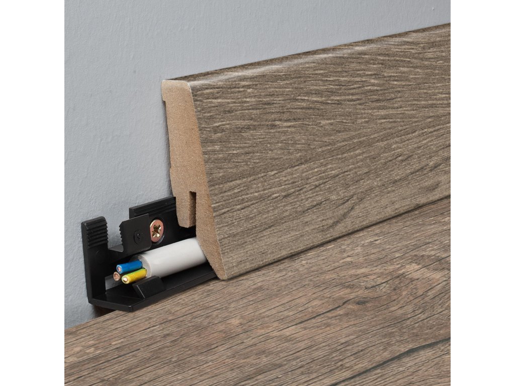 Lišta soklová KronoOriginal K58C 8529 MDF fólia 58x18x2600 mm