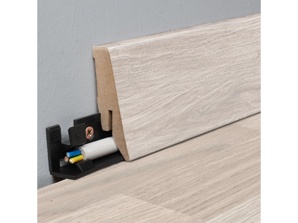 Lišta soklová KronoOriginal K58C 8463 MDF fólia 58x18x2600 mm