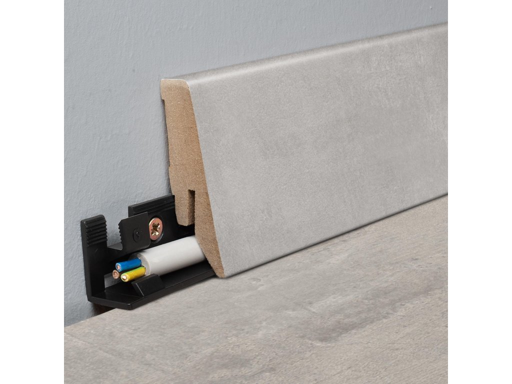 Lišta soklová KronoOriginal K58C 4375 MDF fólia 58x18x2600 mm