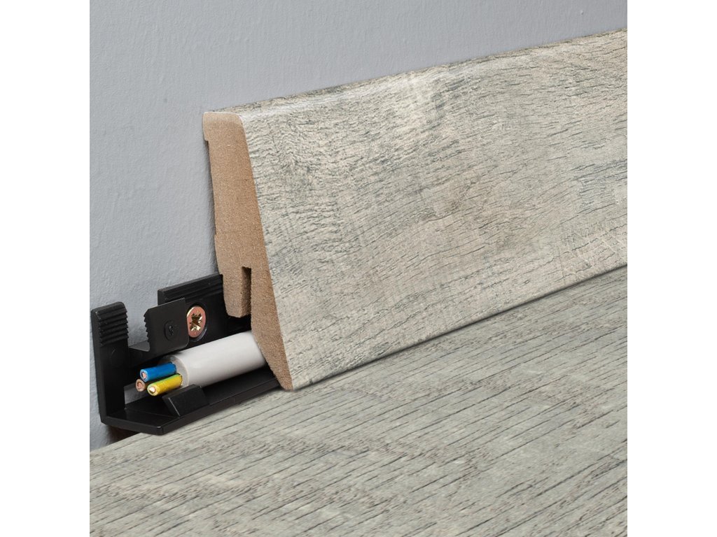 Lišta soklová KronoOriginal K58C L055 MDF fólia 58x18x2600 mm