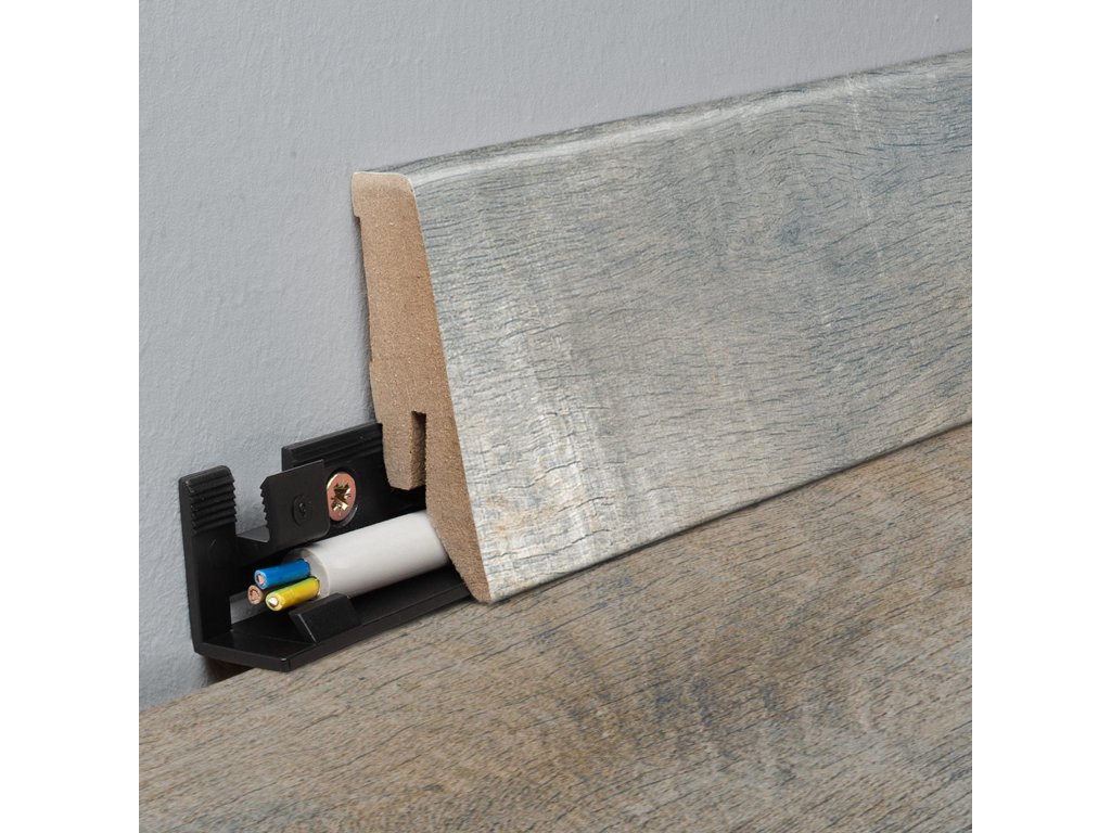 Lišta soklová KronoOriginal K58C L060 MDF fólia 58x18x2600 mm