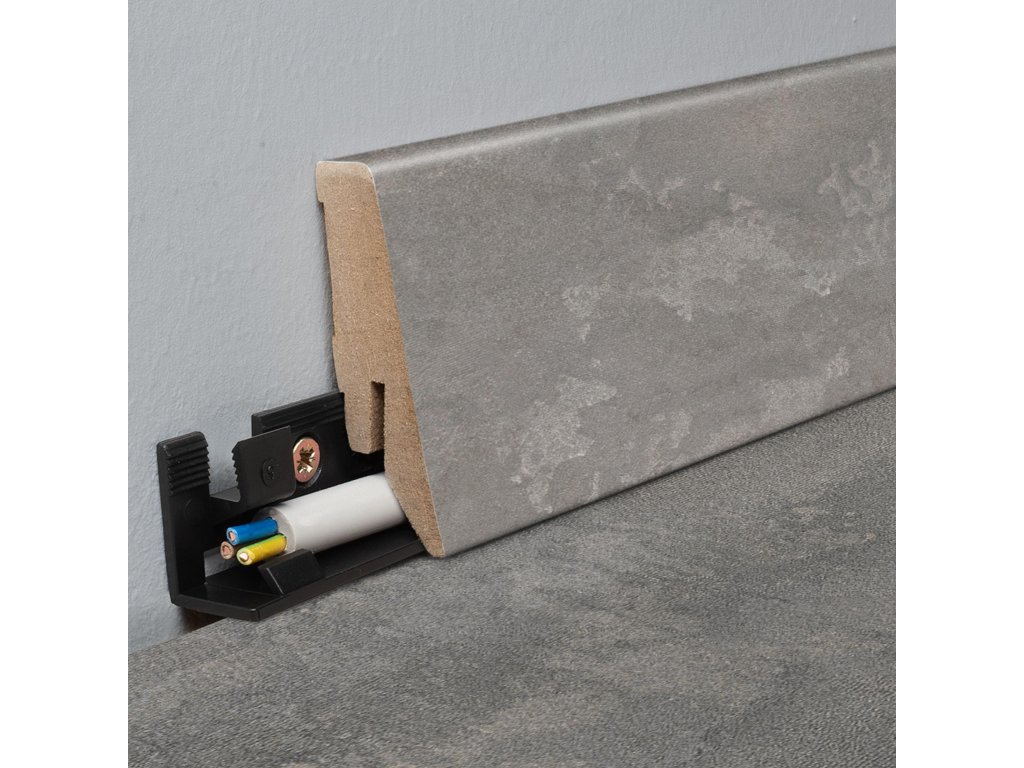 Lišta soklová KronoOriginal K58C L075 MDF fólia 58x18x2600 mm