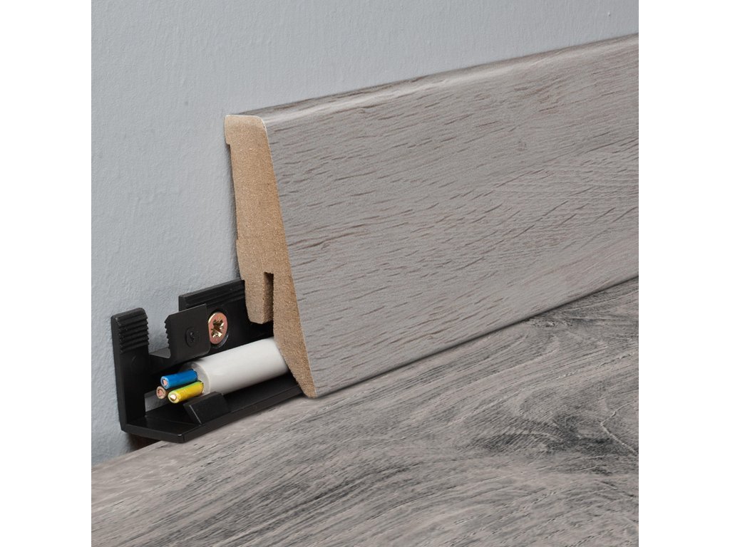 Lišta soklová KronoOriginal K58C L064 MDF fólia 58x18x2600 mm