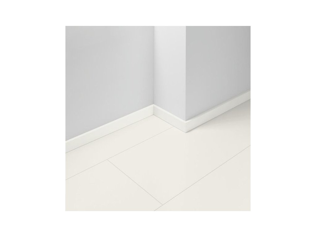 Lišta soklová Parador SL3 Biela lesklá D003 1745468 MDF fólia 2200x16x40 mm