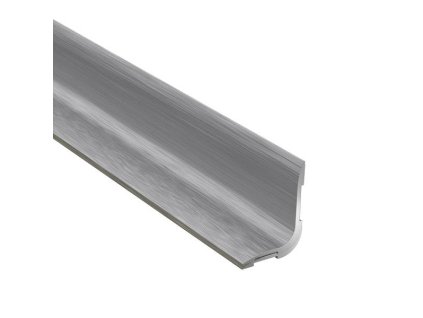 Profil AL ukončovací "L" soklový 20x15 mm, elox Striebro kartáčované B1, 1,86 m, samolepiaci, PRO-L Arbiton PRO