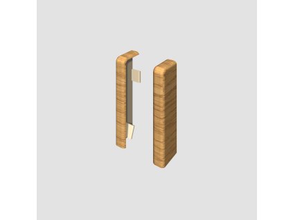 Prvky Egger 60 "cubical" Dub karamelový - Ukončenie ľavé+pravé 1839940 (1+1 ks/bal)