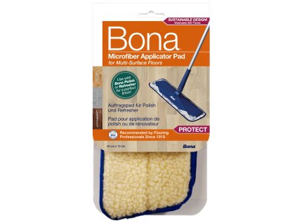 utierka bona applicator pad zlta k mopu 21649
