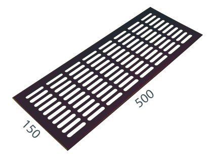 SRL - ALFA vetracia mriežka 150 x 500 mm