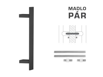 FT - MADLO kód K41Z 40x10 mm UN pár