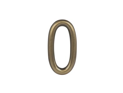 MP - DOMOVÁ ČÍSLICA "0" - 75 mm - nalepovacia