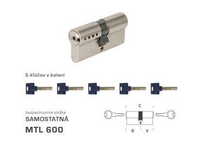 MTL - Mul-T-Lock MTL600 S obojstranná