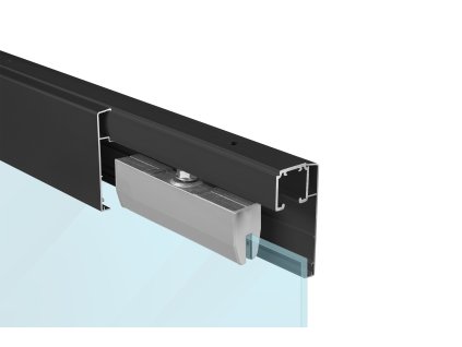 SC - POSUVNÝ SYSTÉM 100 SILENT GLASS S 80 KG SP s obojstranným krytom na profil