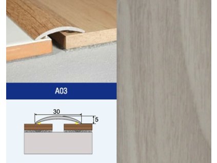 Profil AL Effector A03 prechod. nalep. 30 DUB BIELENY 0,93 M