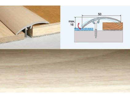 Profil AL Effector A65 vyrov. prechod. nar. 50 DUB MOCCA 0,93 M